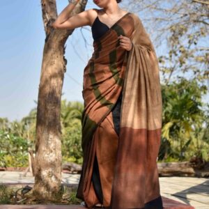 Handloom Cotton Saree with blouse piece