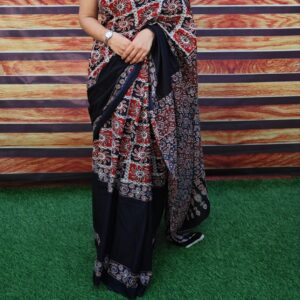 Cotton Mulmul Saree with blouse piece