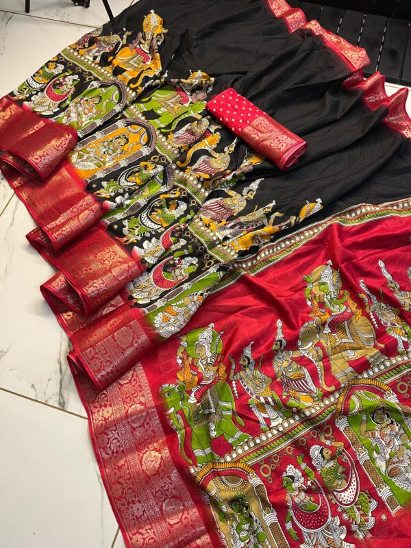 Traditional and Luxury - Dola Silk Saree - Image 8