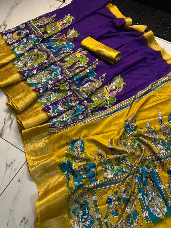 Traditional and Luxury - Dola Silk Saree