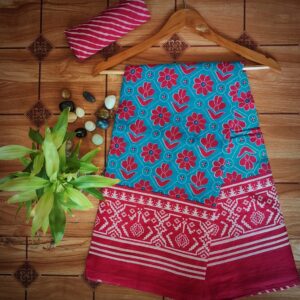 Cotton Mulmul Saree with blouse piece