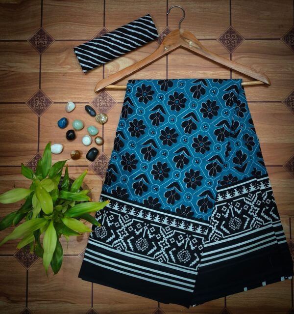 Cotton Mulmul Saree with blouse piece