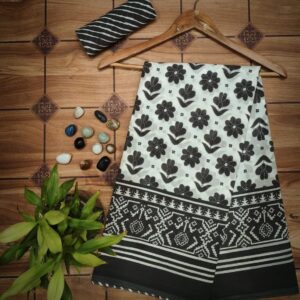Cotton Mulmul Saree with blouse piece
