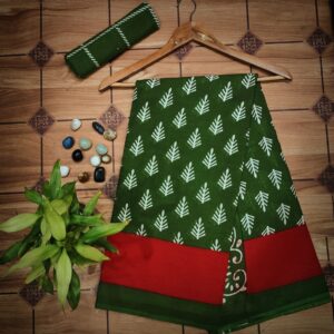 Cotton Mulmul Saree with blouse piece
