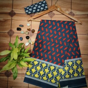 Cotton Mulmul Saree with blouse piece
