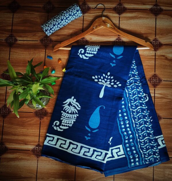 Cotton Mulmul Saree with blouse piece
