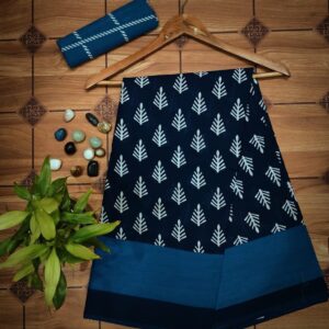 Cotton Mulmul Saree with blouse piece