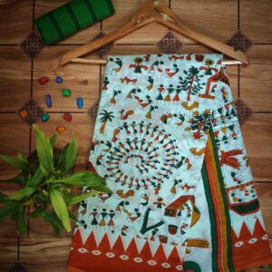 Cotton Mulmul Saree with blouse piece