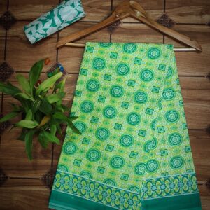 Cotton Mulmul Saree with blouse piece