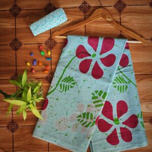 Cotton Mulmul Saree with blouse piece