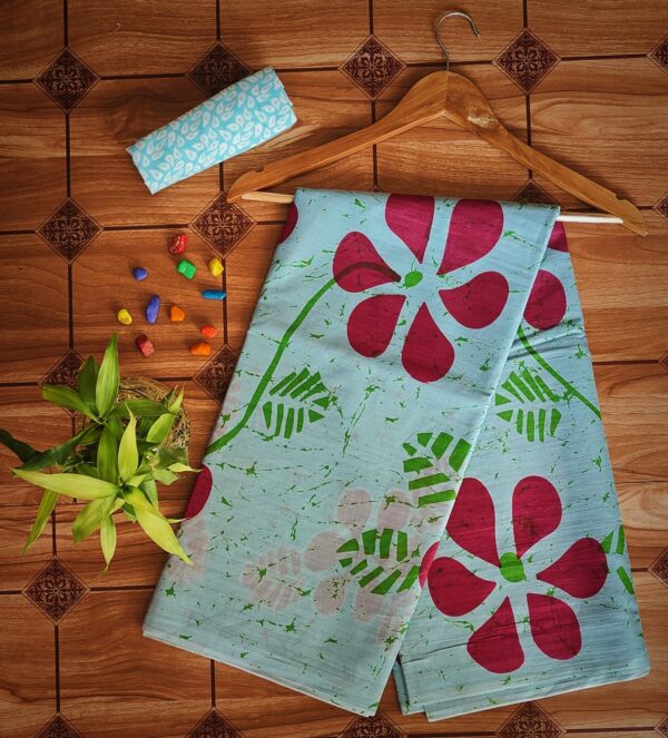 Cotton Mulmul Saree with blouse piece