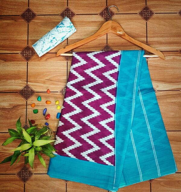 Cotton Mulmul Saree with blouse piece