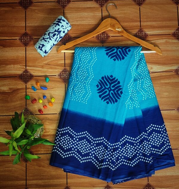 Cotton Mulmul Saree with blouse piece
