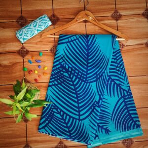 Cotton Mulmul Saree with blouse piece