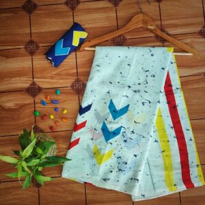 Cotton Mulmul Saree with blouse piece