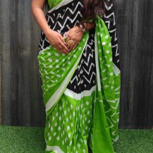Cotton Mulmul Saree with blouse piece