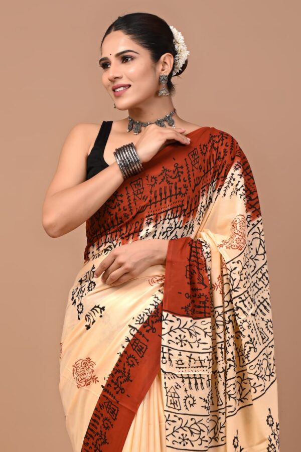New Arrival Mul Mul Cotton Sarees - Image 3