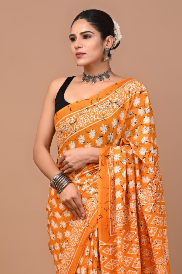 New Arrival Mul Mul Cotton Sarees - Image 11