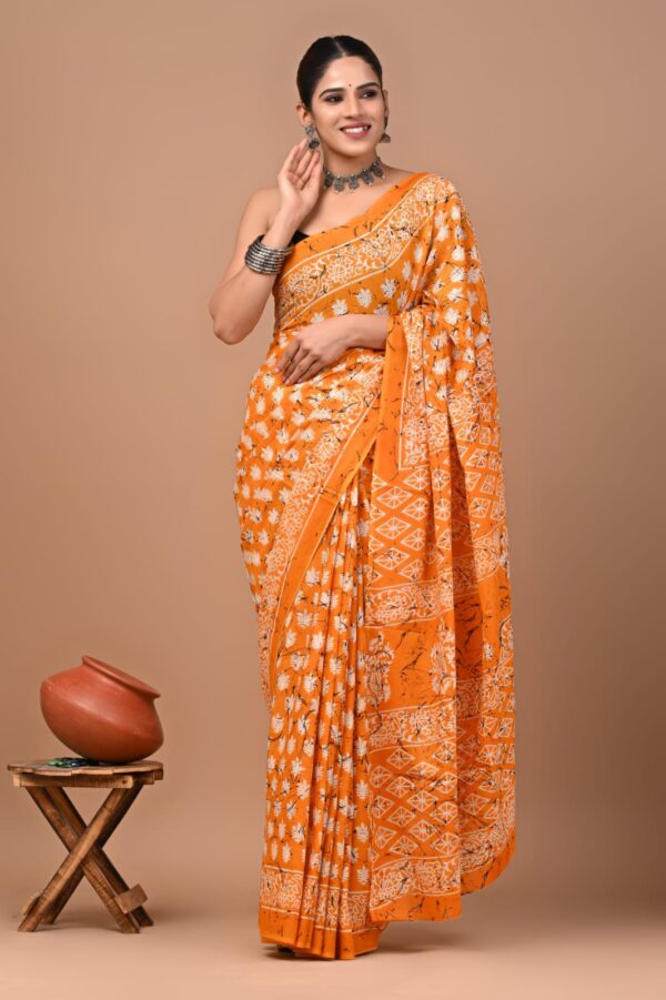 New Arrival Mul Mul Cotton Sarees - Image 12