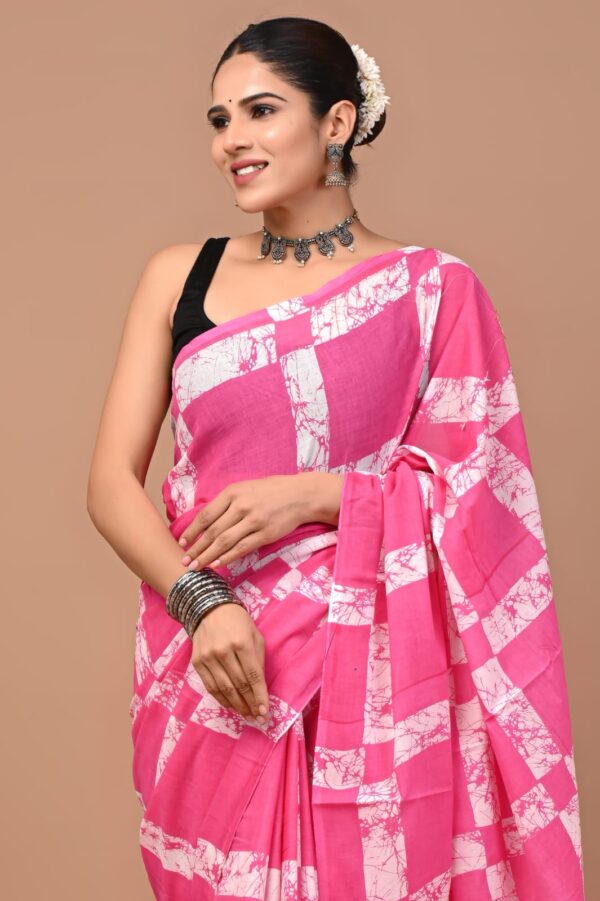 New Arrival Mul Mul Cotton Sarees - Image 2