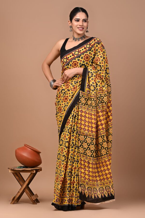 New Arrival Mul Mul Cotton Sarees - Image 8