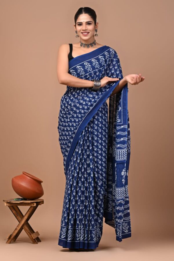 New Arrival Mul Mul Cotton Sarees - Image 11