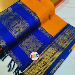 Trending South Cotton  Buti Gadhwal Sarees with Blouse Piece