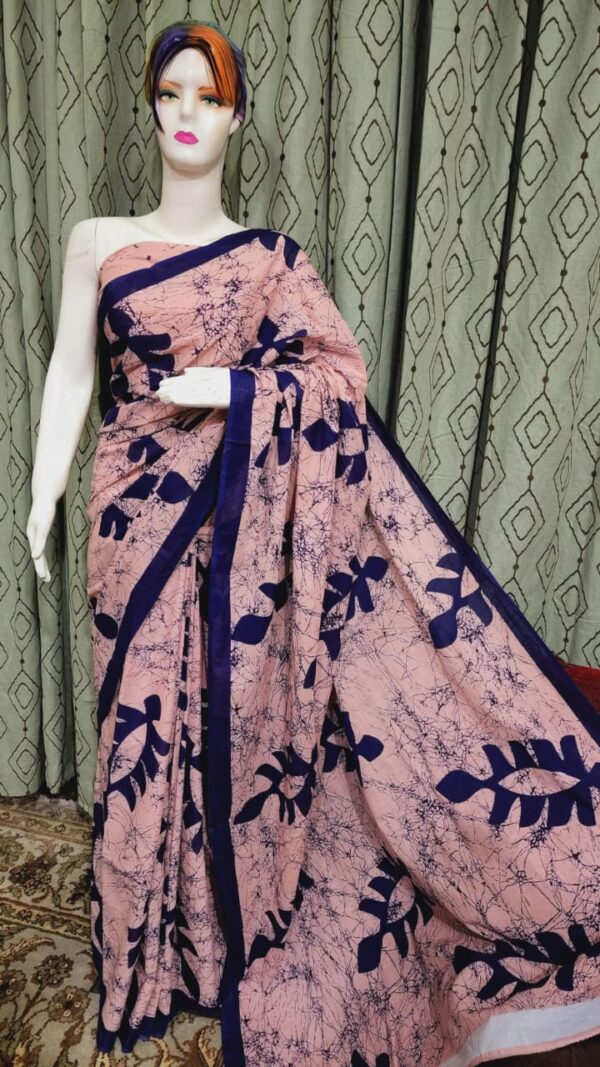 New Arrival Pure Mul Mul Cotton Sarees - Image 12