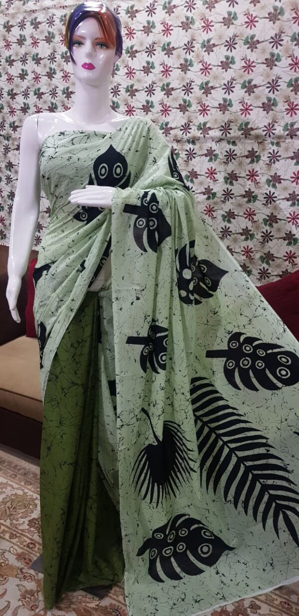 New Arrival Pure Mul Mul Cotton Sarees - Image 10