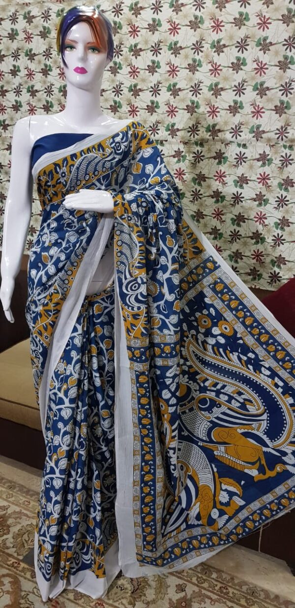 New Arrival Pure Mul Mul Cotton Sarees - Image 6