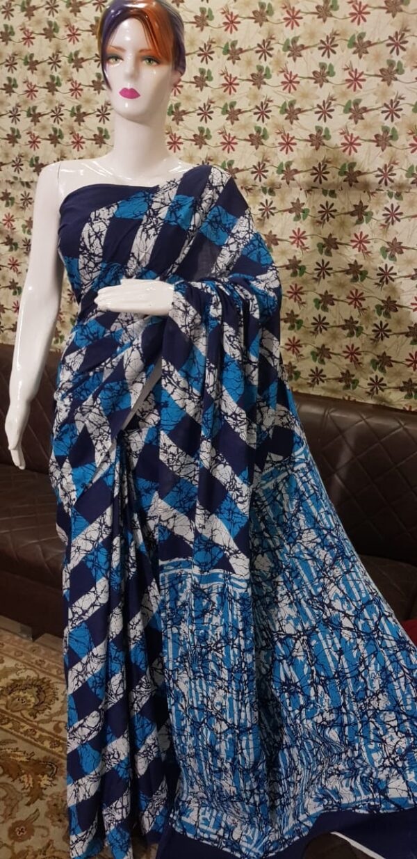 New Arrival Pure Mul Mul Cotton  Sarees - Image 6