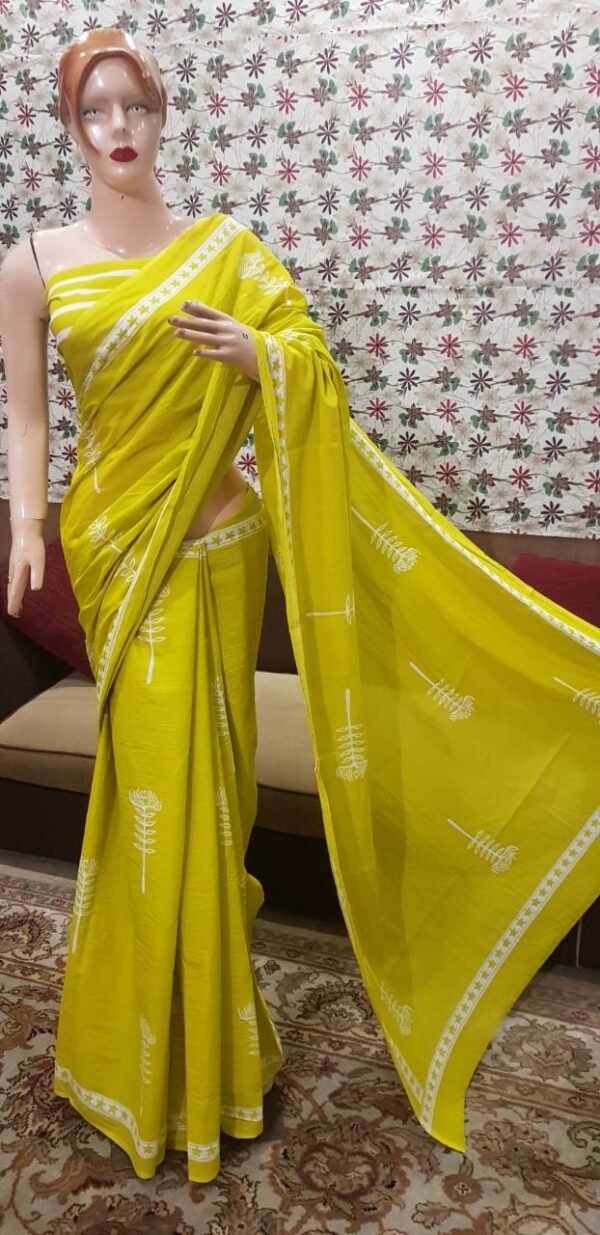 New Arrival Pure Mul mul Cotton Sarees - Image 11