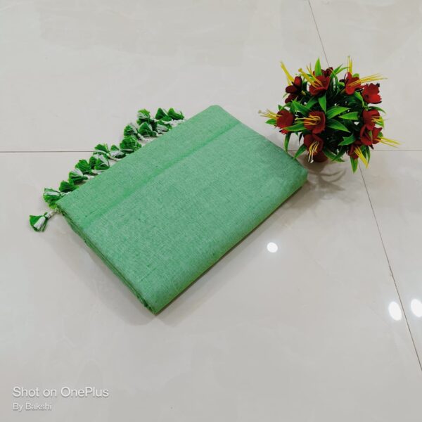 Handloom Soft Cotton Sarees with Running Blouse piece - Image 23