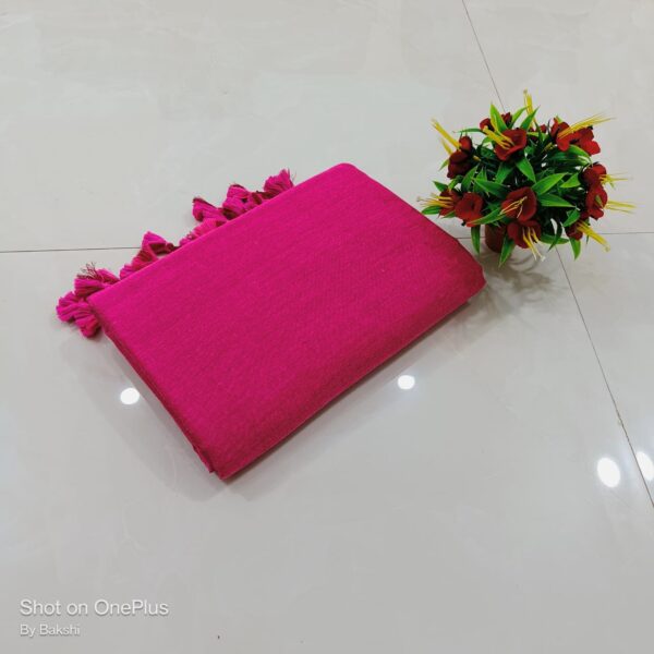 Handloom Soft Cotton Sarees with Running Blouse piece - Image 20