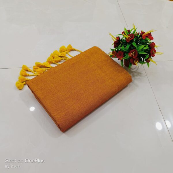 Handloom Soft Cotton Sarees with Running Blouse piece - Image 17