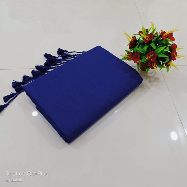 Handloom Soft Cotton Sarees with Running Blouse piece - Image 8