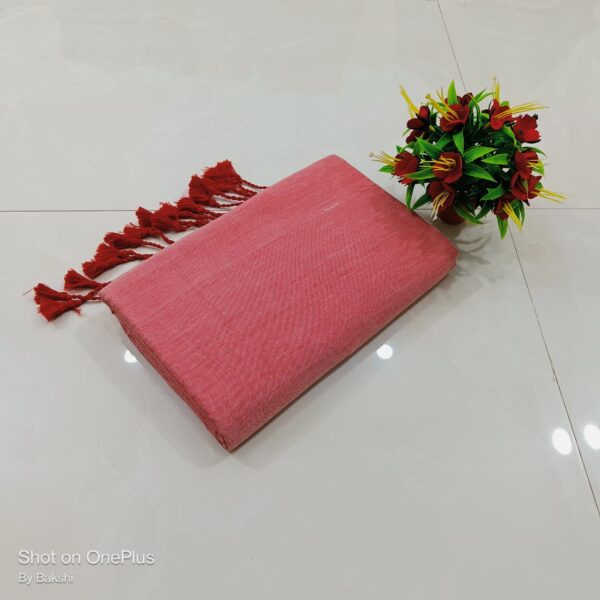 Handloom Soft Cotton Sarees with Running Blouse piece - Image 12