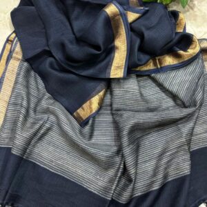 Stunning Zari Border Kota Doriya  Silk Sarees with blouse piece