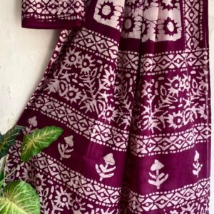 Premium Hand Block Mulmul Cotton Sarees- Soft & Breathable